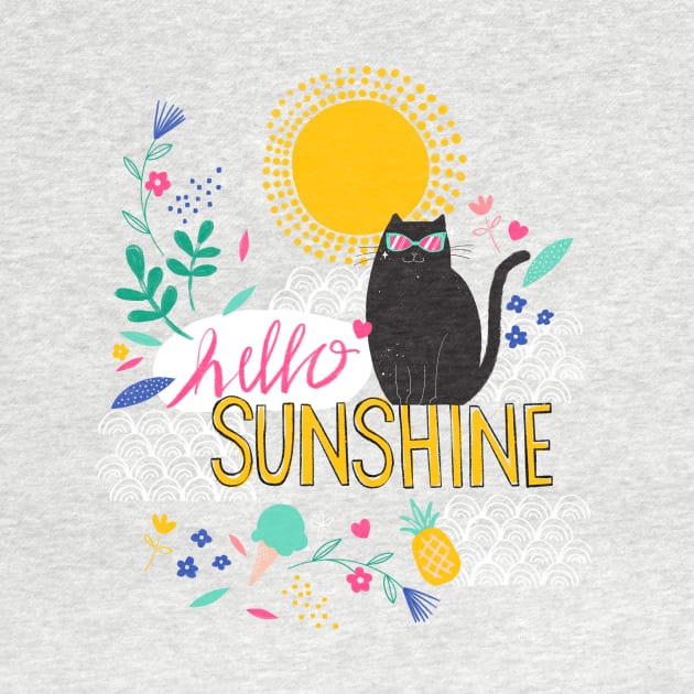 Hello Sunshine Cat by Michele Norris